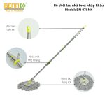 bộ cán chổi lau inox Bennix BN-07i
