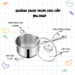Quánh bột Inox 14cm