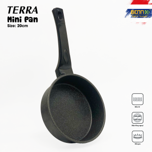 Chảo đá từ Bennix BN-20Terra 20cm, nhôm đúc cao thành
